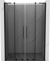 Mexen Velar L Duo stumdomos dušo durys 140 cm, grafito, juodos - 871-140-003-42-70