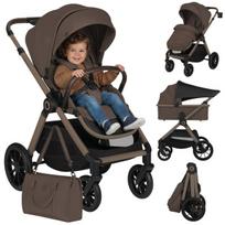 2-in-1 vežimėlis su lopšiu ir sportine dalimi visiems sezonams iki 22 kg – Lionelo Layla Beige Taupe