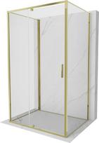 Mexen Exo-3S 3 sienelių dušo kabina 105 x 75 cm, permatoma, auksinė - 819-105-075-50-00-3S