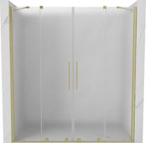 Mexen Velar Duo stumdomos dušo durys 170 cm, matinės, šlifuotas auksas - 871-170-000-32-55