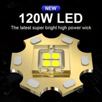 Galvos žibintas su LED šviesos šaltiniu, Priekinis žibintas-3*18650 Baterija