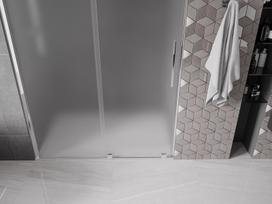 Mexen Velar stumdomos dušo durys 140 cm, matinės, chromas - 871-140-000-31-01
