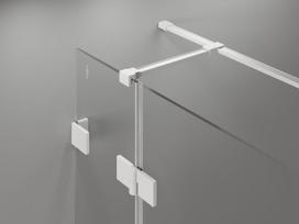 Mexen Lunar T dešinysis šarnyrinis dušo kabinas 120 x 90 cm, permatomas, baltas - 834T-120-090-20-00-P