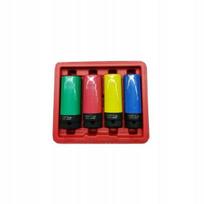 Smūginės terkšlės 4 vnt. 1/2" Cr-mo plienas 17-22 mm