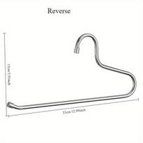 Nerūdijančio plieno kelnių pakaba, 33 cm,  Reversas 1vnt