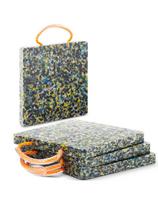 Stabilizuojantis kvadratinis padas krano kojoms 30 x 30 cm iki 7000 kg komplekte 4 vnt.