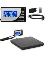 Pramoninės siuntų svarstyklės iki 200 kg / 0,1 g LCD USB