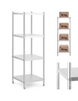 Metalinė gastronomijos laikymo lentyna iki 200 kg 60 x 60 x 180 cm