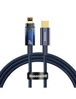 Explorer serijos kabelis USB-C laidas iPhone Lightning 20W 1m mėlynas