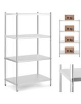 Metalinė gastronomijos laikymo lentyna iki 200 kg 100 x 60 x 180 cm