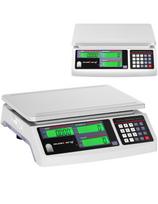 LCD komercinės svarstyklės 30,5 x 22 cm 30 kg / 1 g