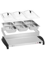 Elektrinis maisto šildytuvas 3 indams 400W Royal Catering