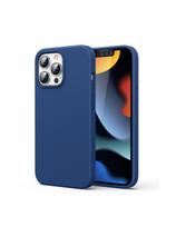 Guminis lankstus silikoninis dėklas, skirtas iPhone 13 Pro Max mėlynai