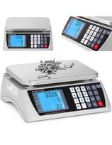 Prekybos parduotuvės svarstyklių skaičiavimas LCD 22,3 x 17,4 cm 30 kg / 1 g