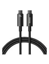 USB-C laidas 480Mb/ s 240W Tungsten Gold 1m juodas