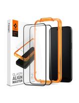 ALM Glass FC grūdintas stiklas iPhone 15 Pro juodas - RINKINYS iš 2 vnt.