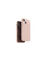 UNIQ Lino Hue Magclick įkrovimo dėklas iPhone 15 - rožinis