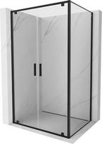 Mexen Exo varstoma dušo kabina 110 x 90 cm, skaidri, juoda - 8182-110-090-70-00