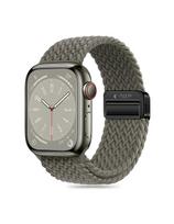 „Apple Watch Band 4 / 5 / 6 / 7 / 8 / 9 / SE / Ultra 1 / 2“ (42 / 44 / 45 / 49 mm) nailono magnetas – žalias