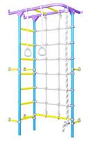 Sporto kompleksas (gimnastikos sienelė) SANRO S4 šviesiai violetinė-žydra, 219,6x70,2x119cm, -