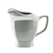 Puodelis pienui Mondex Basic, 210 ml, 11.5 cm x 8 cm x 10.5 cm, balta sp., porcelianas