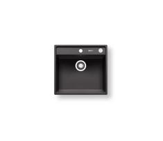 Pyramis 70168301 - Virtuvės plautuvė CAMEA 50x53 cm granitas/juoda