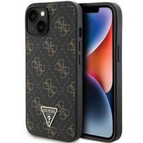 GUESS GUHCP14SPG4GPK iPhone 14 / 15 / 13 6.1" black hard case with Triangle Metal Logo