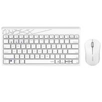 RAPOO Keyboard/Mouse Set 8000M Wireless Multi-Mode White