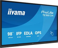 Iiyama ProLite TE9813A-B2AG 247.7cm (97.5") 4K UHD Touch Monitor HDMI/DP/USB-C