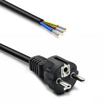 Qoltec SCHUKO CEE power cable, copper stripped and soldered