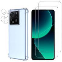 Shockproof Case - Phonillico - Xiaomi 13T/13T PRO - Soft Silicone - Transparent - Scratch Resistant skaidri