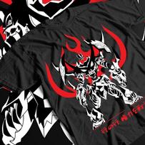 Tengen Toppa Marškinėliai, Gurren Lagann Kamina Anime Simon Dovana Marškinėliai, Unisex Marškinėliai L
