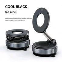 Magnetic Magsafe Phone Holder: Universal Car, Bathroom & Desktop Use Vacuum Suction/Three-Axis Foldable juoda