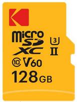 Kodak microSD 128GB UHS-II U3 A1 V60 Ultra Pro EKMSDM128GUHS2V1K
