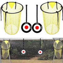 4-Piece Football Training Target Set, Includes Target Plates & , Soccer Practice Accessories to Improve Accuracy One Size