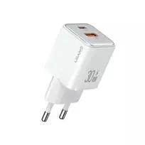 USAMS X-ron Series CC189 travel charger | 30W | PD | USB-A, USB-C | white