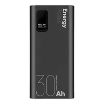 Obal:Me EnergyPulse external battery (power bank) | 30000 mAh | 22.5W | black