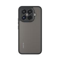 PC+TPU Phone Cover For Xiaomi 15T Pro Case Airbags Shockproof Transparent for Xiaomi 15T Pro 15T Back Camera Protection Cover for Xiaomi 15T skaidri juoda spalva