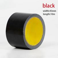 Black  Adhesive Fabric Duct Tape - Waterproof,  for Electric Bicycle Seat Repair, Tarpaulin Fix 10M&180um