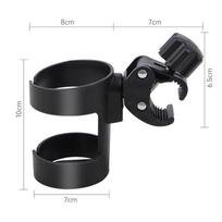 Universal Stroller Cup & Phone Holder with Hook - Perfect for Bottles, Children's Cups, and Milk Tea