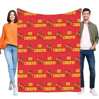 Manta de franela Chiefs, varios tamaños, estampado 2D, diseño de logotipo de Kansas City Chiefs, tela de franela, sofá cama 75cmx90cm
