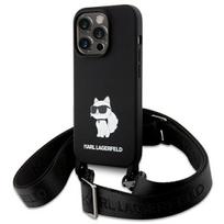 Etui Karl Lagerfeld Crossbody Silicone Choupette Do Iphone 15 Pro Max, Czarne