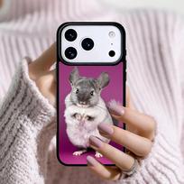 Cute Cartoon Chinchilla Phone Case For Apple iPhone 17 Air 16E 15 14 Plus 13 12 11 Pro Max Mini Funda Cover iPhone 12 Pro Max