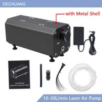 AC 110V/220V Air Assist Compressor Laser Air Assist Pump for Laser Cutter and Engraver Adjustable 10-30L/Min with Metal Shell