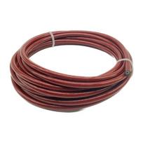 1M AN3 Motorcycle Braided PVC Stainless Steel PTFE Brake Line Hose FLUID HYDRAULIC Hose Racing Bike Brake Gas Oil Fuel Tube Pipe Red 1M