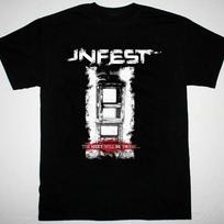 Infest BAND The Next Will Be Yours Black 100% Cotton T-shirt Mens Tees Top Unisex Tee All Sizes 2F388 S įvairiaspalvis