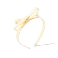 Thin Polka Dot Hair Hoop Headwear Acetic Acid Hairband Simple Bow Headband  for Gifts geltona