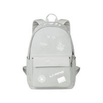 Li Ning Polyester Backpack Unisex Waterdrop Gray ABSU549-8