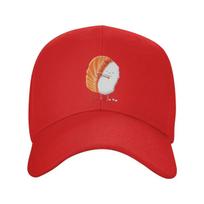 Custom Punk Cute Sushi Hug Baseball Cap Women Unisex Adjustable Cartoon Japanese Food Dad Hat PerforUnisexce Snapback Hats Adjustable Cap