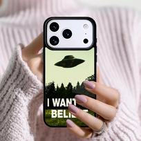 Alien Martian Humans Arent Real Phone Case For Apple iPhone 17 Air 16E 15 14 Plus 13 12 11 Pro Max Mini Funda Cover iPhone 15 Pro